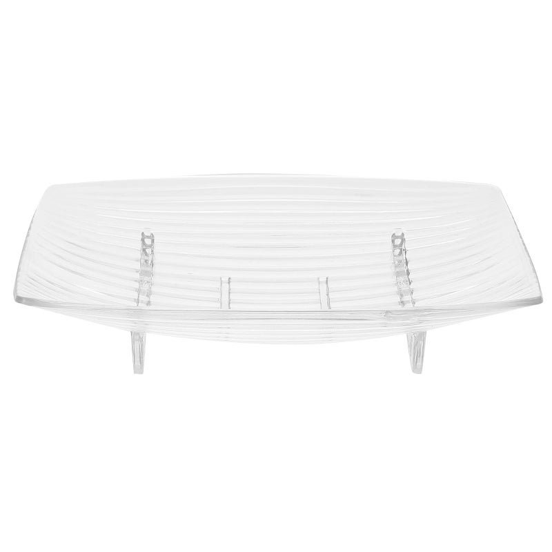 White Soap Dish for Shower and Sink with Drainage Holes for Home and Travel Use - Image 2