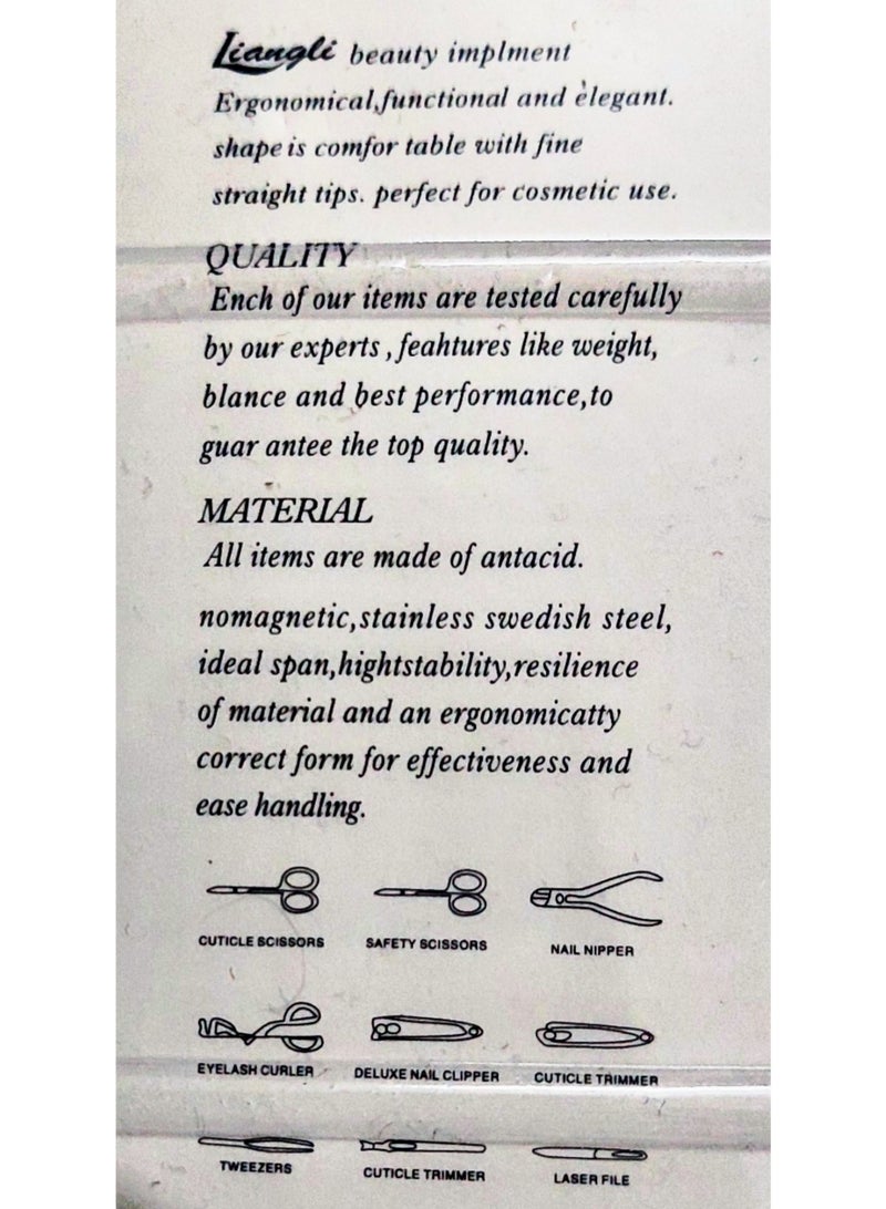 طقم عناية للجلد والاظافر مكون من خمس قطع - Image 3