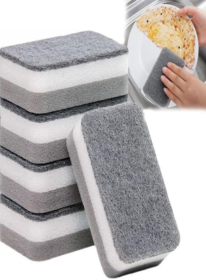 Markhor Pack of 5 Dishwashing Sponge - Non-Scratch Kitchen Sponges For Dishes, Pots - Image 1
