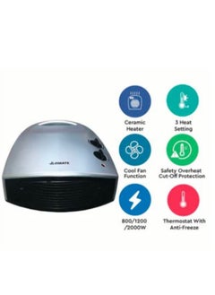 AIRMATE Airmate Portable Ceramic Heater 3 Heat Setting HP82008  - Image 3
