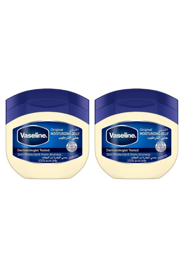 Vaseline Original Moisturizer for Dry Skin 50ml x2