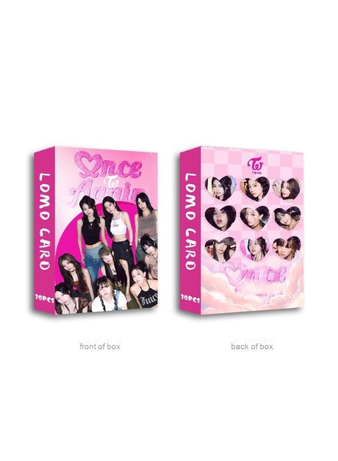 Twice Double-sided 30 Small Card Lomo Card New Album Box Set Hd Color Print Collection Card Greeting Card - Image 3