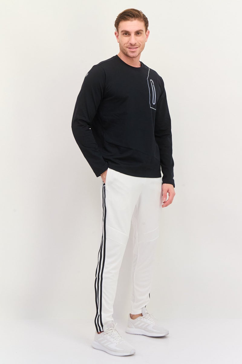 SKECHERS Men Sportswear Fit Long Sleeves Outdoor Sweatshirt, Black  - Image 4