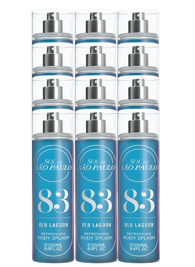اس او ال 12 قطع دي ساو باولو 83 بلو لاجون معطر للجسم منعش 250 مل - Image 1