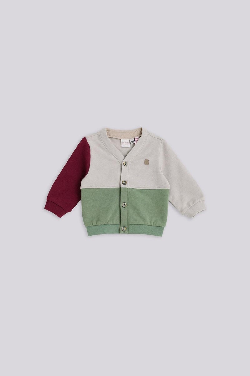 Layette Boy's Colorful Tracksuit Top - Image 1
