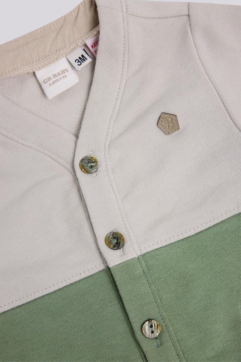 Layette Boy's Colorful Tracksuit Top - Image 3