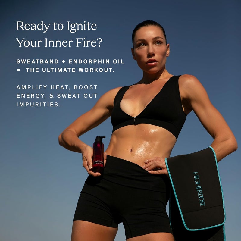 HigherDOSE Endorphin Body Oil Organic Castor Oil with Magnesium Warming Essential Blend Targeted Sauna Workout Enhancer Detox Support Body Skin Care Products 5 Fl Oz - Image 5