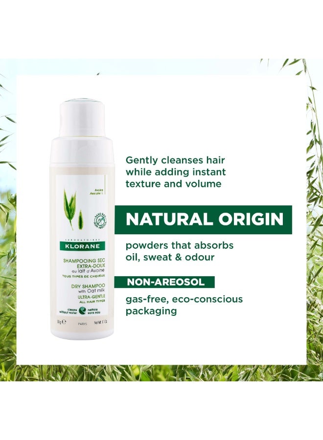 Klorane Ultra-Gentle Dry Shampoo with Oat Milk Powder 50g - Image 3