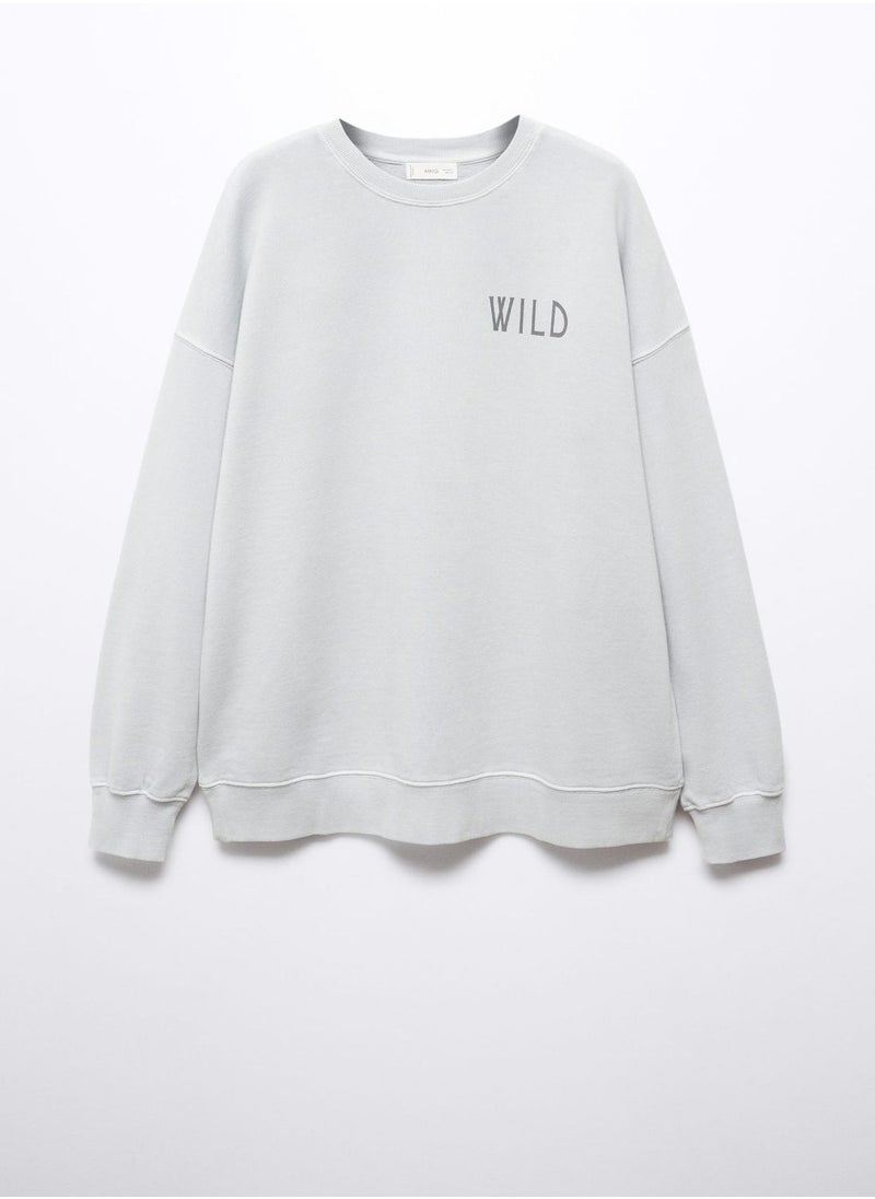 MANGO - Youth Wild Print Sweatshirt - Image 1