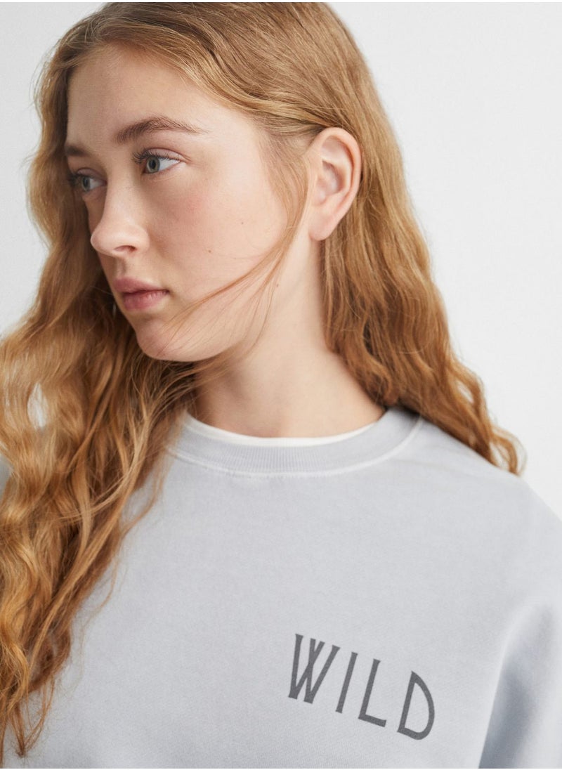 MANGO - Youth Wild Print Sweatshirt - Image 1
