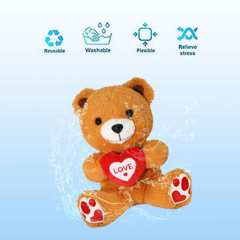 CAIYUEGG Valentine's Day Stuffed Animal Reversible Teddy Bear Plush,Red Heart Transformed Teddy Bear Plush Zipper,Valentine's Day Teddy Bear Stuffed Animal Cute Heart Plushie Birthday Gift for Boys Girls Kids - Image 5