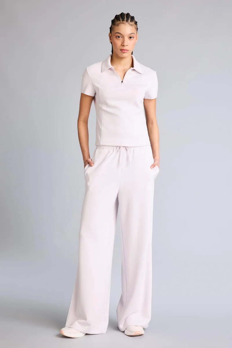ديفاكتو Slim Fit Polo Collar modal Short Sleeve T-Shirt