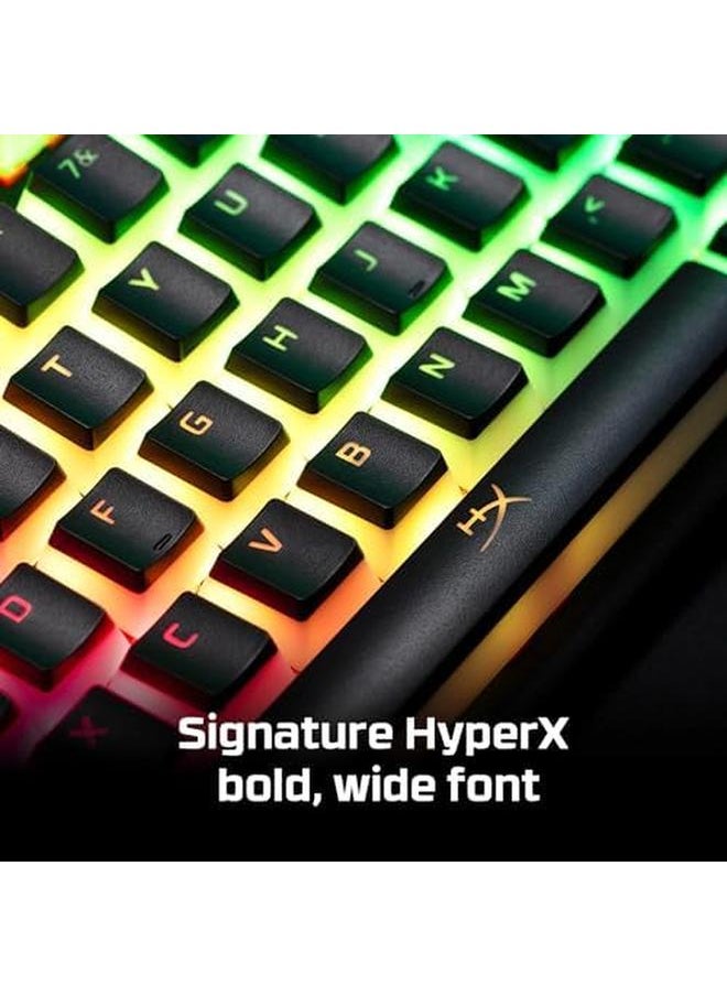 Pudding Keycaps Double Shot Pbt Keycap Set With Translucent Layer For Mechanical Keyboards Full 104 Key Set Oem Profile English Us Layout Black