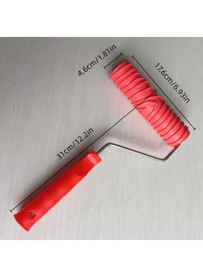 Wood Grain Drum Painting Tool Realistic Texture Roller Brush Kit For Walls Furniture - Image 3