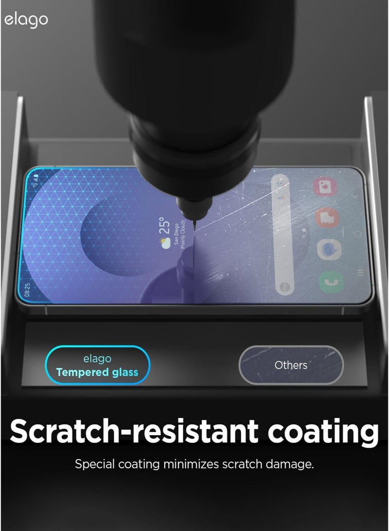 Elago Tempered Glass Designed for Samsung Galaxy S25 EDGE (2025) Screen Protector - [1 PACK] - Image 3