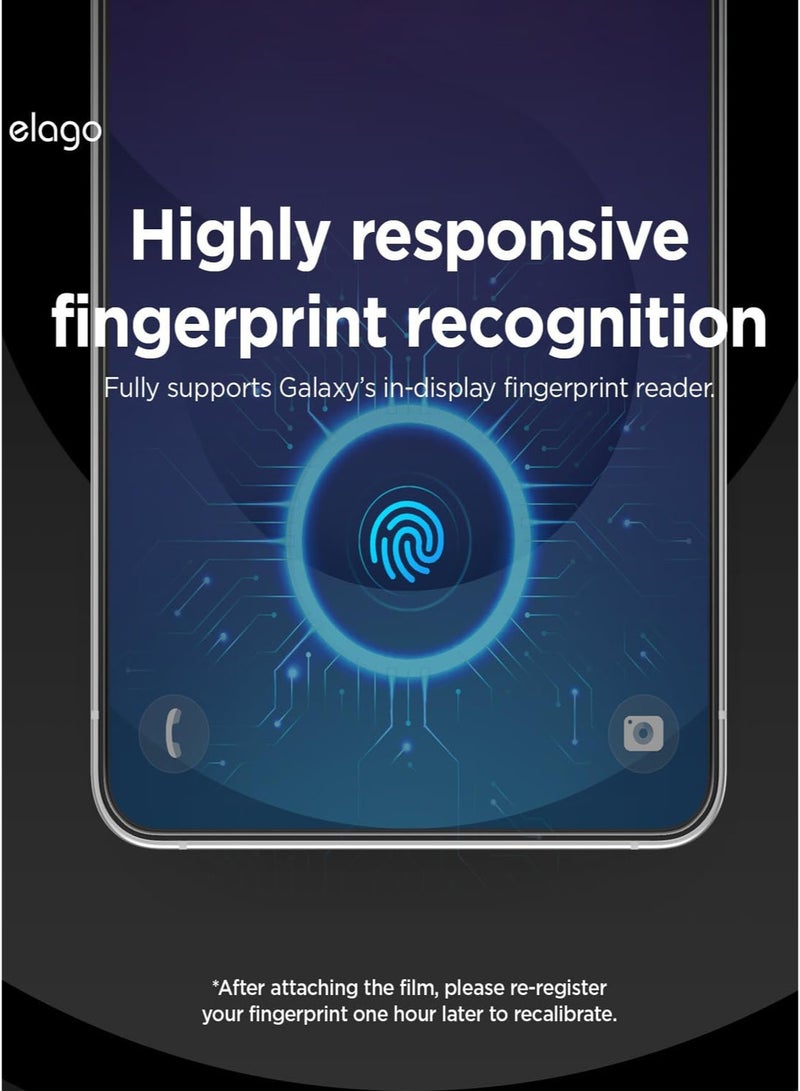 Elago Tempered Glass Designed for Samsung Galaxy S25 EDGE (2025) Screen Protector - [1 PACK] - Image 5