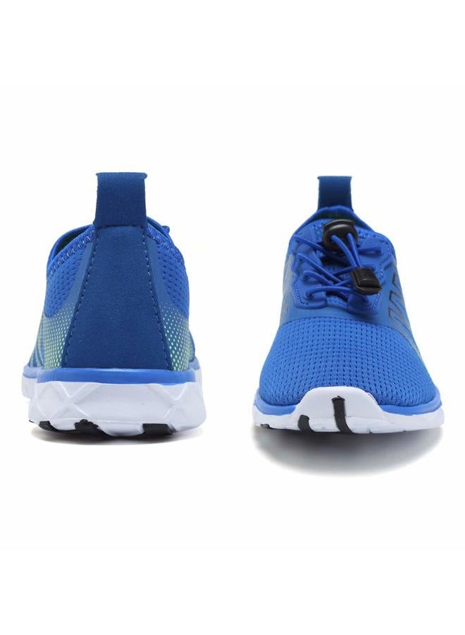 CIOR Boys & Girls Water Shoes Quick Drying Sports Aqua Athletic Sneakers Lightweight Sport Shoes(Toddler/Little Kid/Big Kid) U1ELJSX005-Deep Blue-25 - Image 2