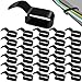 Datanly 15 Pack Trailer Frame Wire Clips Black PushOn Chassis Wire Clips AntiCorrosion Spring Steel Harness Fasteners for Automotive Boat Trailer or Marine Wiring Management 38 - Image 2