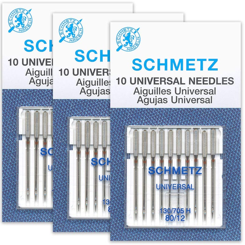 Schmetz Universal Sewing Machine Needles - Size 80/12-3 Cards - 30 Needles - Image 5