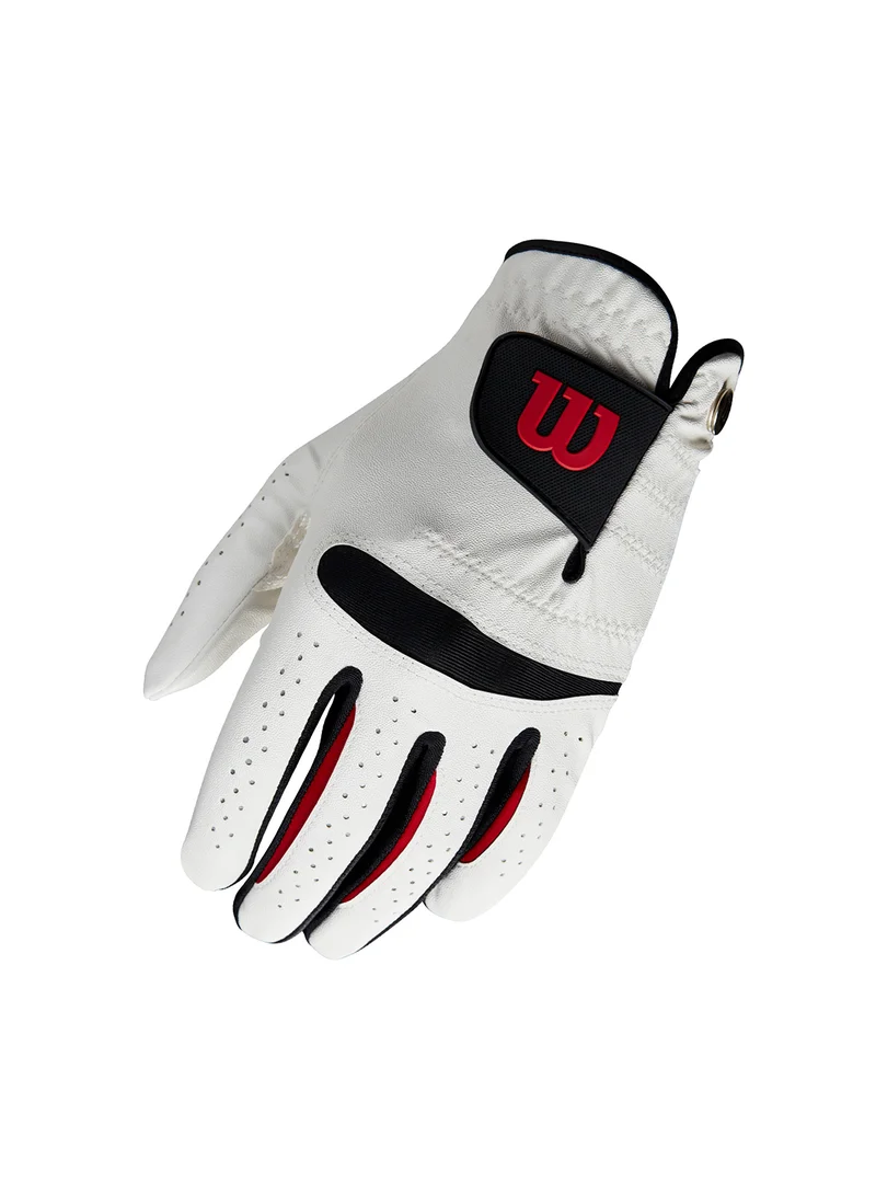 Wilson Feel Plus Men's White Golf Glove, Right Hand