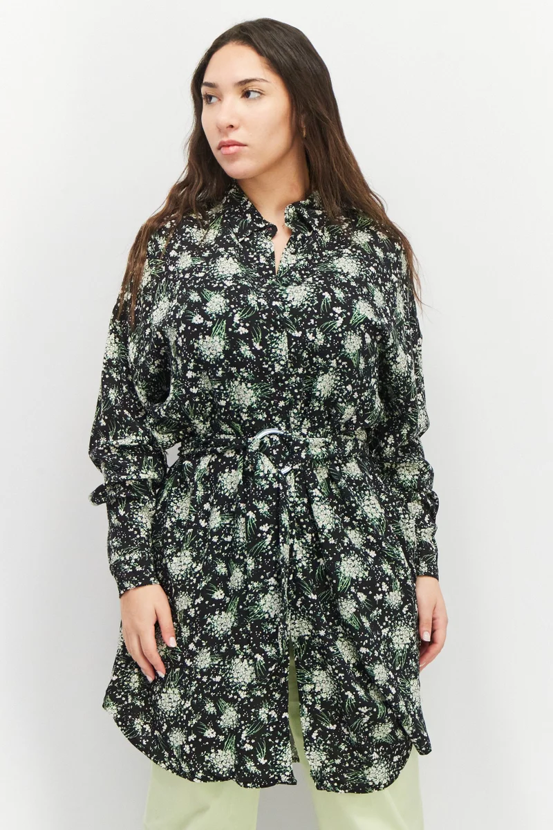 DeFacto Floral Print Tunic Dress