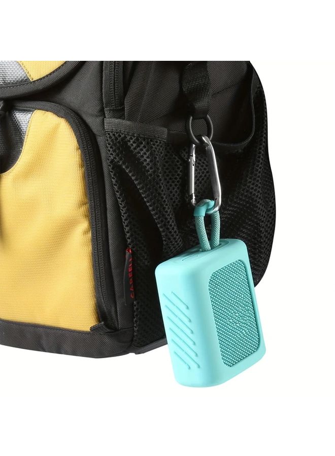 Black Silicone Shockproof Case For JBL GO 3 Portable Speaker With Stand - Image 2