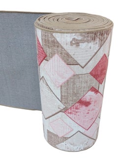 Mac Carpet Light weight  FOX corridors machine woven rug (Width 80cm and 100cm) Pink with beige color  - Image 3