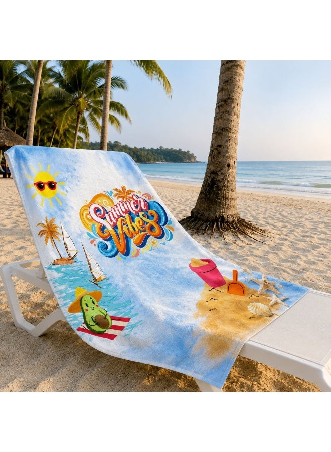 Microfiber Quick Dry Beach Blanket, Towel, Suitable For Swimming,Travel, Camping,Yoga Mat Outings Summer Beach Essentials - Image 3