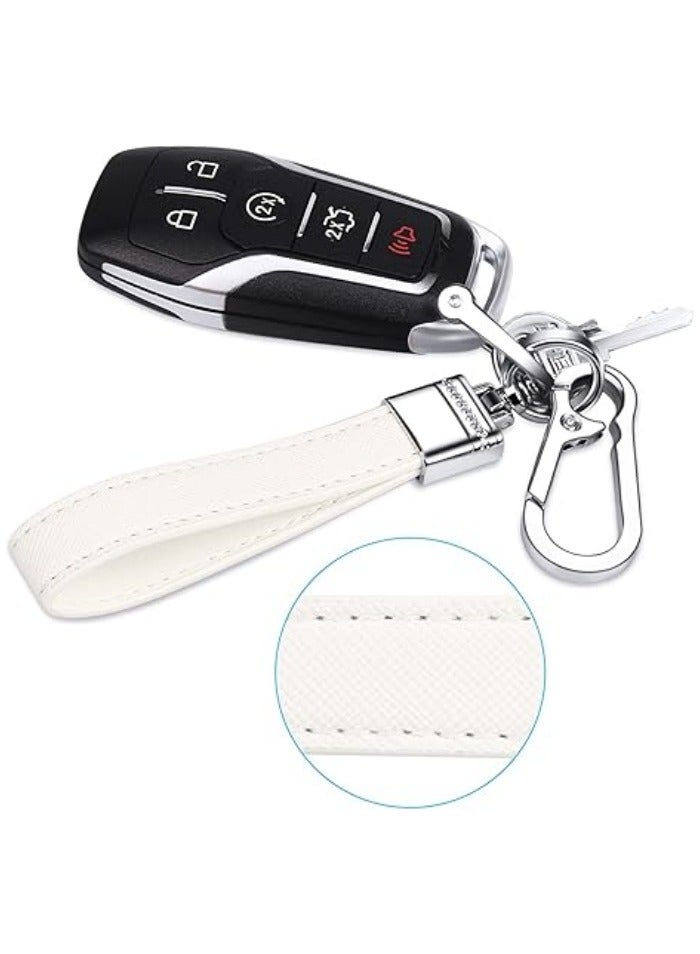 Car Keychain,Universal Heavy Duty Metal Key Chain Accessories,Car Fob Key Keychain Holder with 360 Degree Rotatable Snap Swivel and Anti-Lost D-Ring for Men Women - Image 5