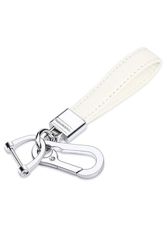 Car Keychain,Universal Heavy Duty Metal Key Chain Accessories,Car Fob Key Keychain Holder with 360 Degree Rotatable Snap Swivel and Anti-Lost D-Ring for Men Women - Image 1