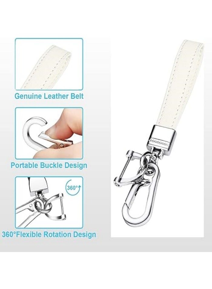 Car Keychain,Universal Heavy Duty Metal Key Chain Accessories,Car Fob Key Keychain Holder with 360 Degree Rotatable Snap Swivel and Anti-Lost D-Ring for Men Women - Image 3