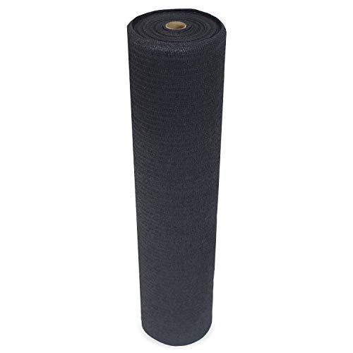 Coolaroo 90% UV Block Heavy Duty Sun Protection Fabric - Breathable Outdoor Shade Cover for Pergolas, Patios, Pets, Vehicles, and Play Areas, Tear-Resistant HDPE, 6ftx50ft Roll, Graphite - Image 1