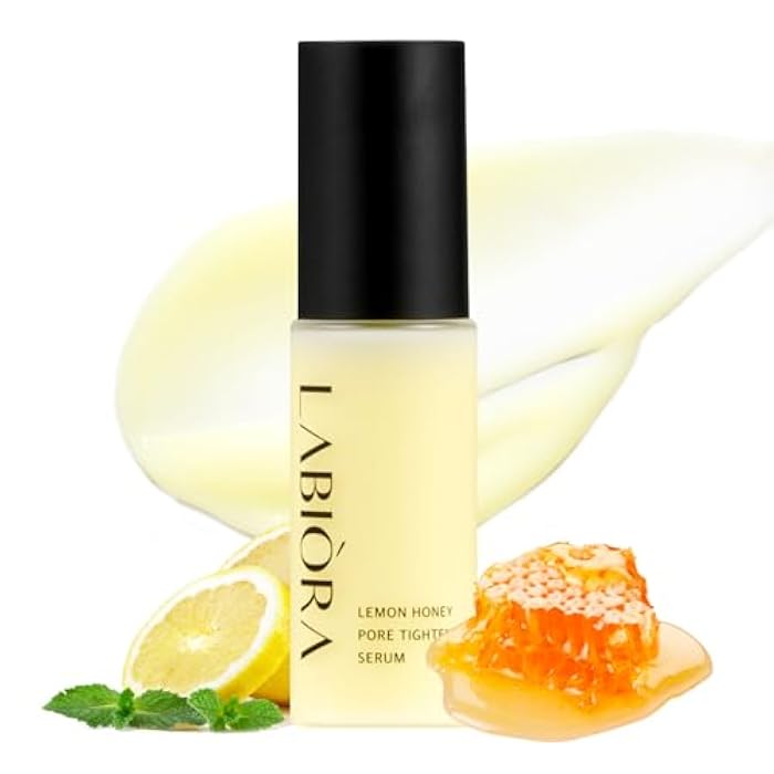 LABIORA Lemon Honey Pore Care Serum for Face – Niacinamide, Vitamin C Derivative, Anti-Sebum P Complex, Smooth Texture, Refreshing Hydration, Clearer-Looking Skin, All Skin Types, 1.11 fl oz / 33ml - Image 1