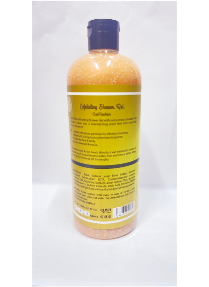 DHIIN DHIIN - Exfoliating Shower Gel Oud Fashion Essence 750ml - Image 1