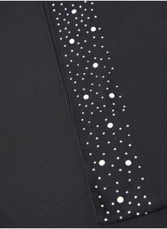 Khizana Pearl Embellished Long Hijab Scarf  - Image 2
