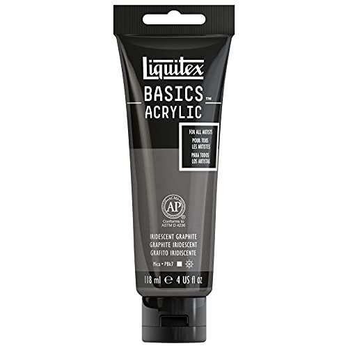 LIQUITEX Reeves Basics Acrylic Paint, 4 Oz, Iridescent Graphite - Image 1