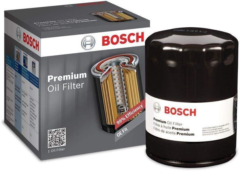 3330 Premium Oil Filter With FILTECH Filtration Technology - Compatible With Select Audi, Chrysler, Dodge, Ford, Jeep, Lexus, Lincoln, Mazda, Mercury, Saab, Toyota, Volkswagen