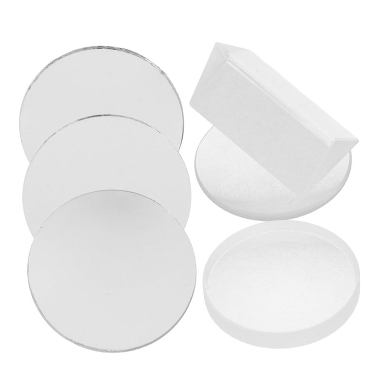 4 Pcs Optical Lens Kit For Physics Experiment With Convex And Concave Lenses - Image 3