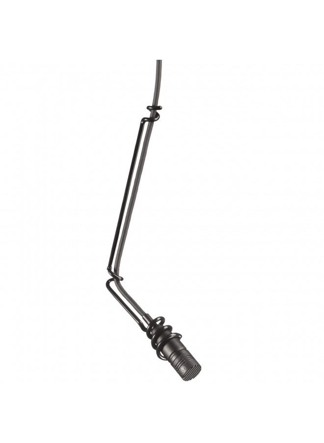 audio-technica Audio-Technica U853R Cardioid Condenser Hanging Microphone 250 Ohms, Low Profile Design, Black  - Image 2