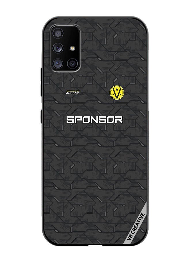 VR CREATIVE Protective Case Cover For Samsung Galaxy A51 5G Soccer Jersey Design Multicolour - Image 1