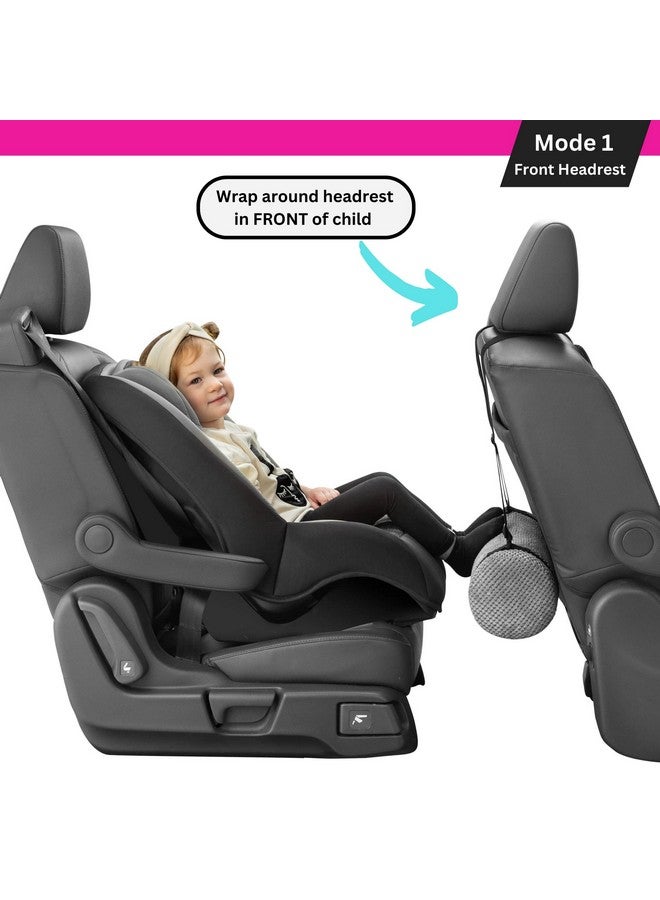 Swanoo, Car Seat Foot Rest for Kids Car Seat Accessories Leg Rest for Car Seat Kids Car Foot Rest with Extra Long Straps Adjusts to Any Carseat Or Toodlers Booster Seat by SWANOO, Grey, 1.0 Count - Image 4