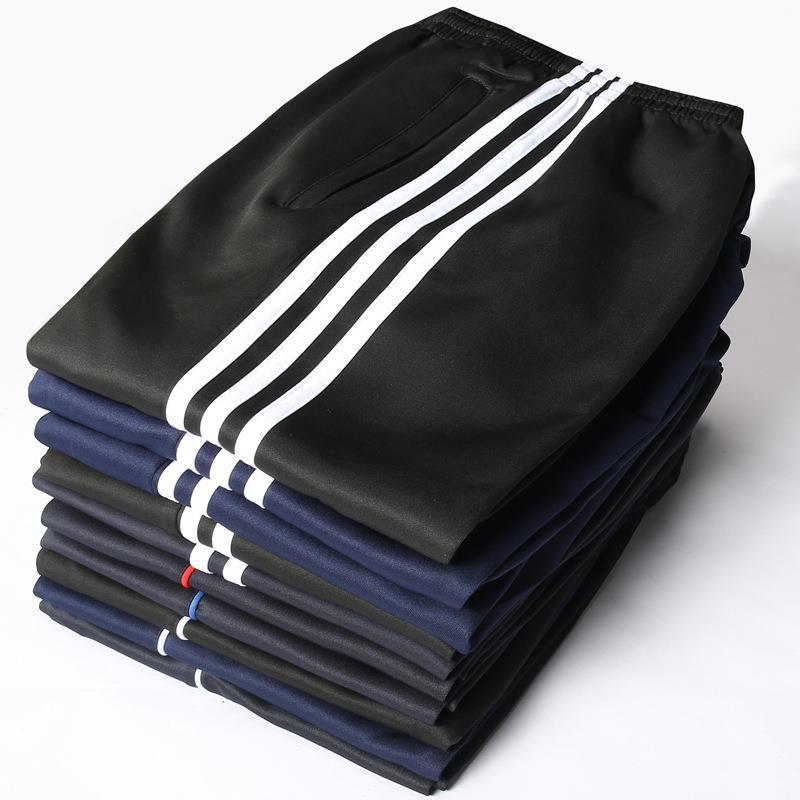 Middle School Students' School Uniform Pants Primary School Students' Black And Blue Children'S One Bar Sports Pants Two Bars Three Carrying School Pants - Image 3