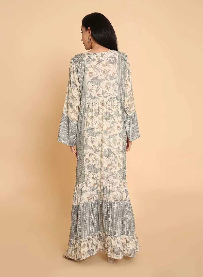 HANA & SARA Unique design arabic kaftan jalabiya dress for womens