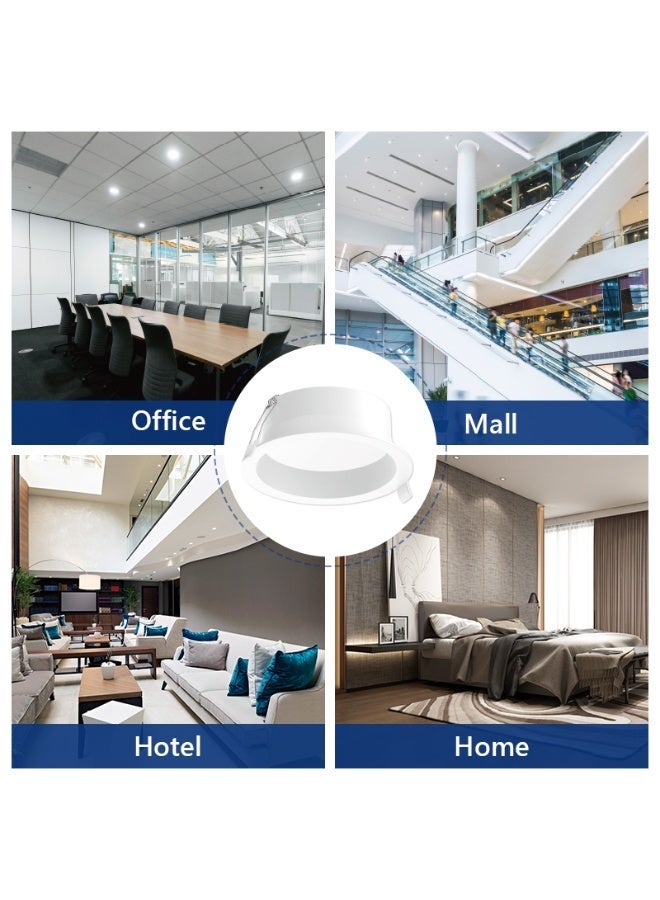 نشيط إضاءة LED مدمجة نشطة MQTL1131 24 واط CCT (قابلة للتبديل 3000 كلفن/4000 كلفن/6500 كلفن) للعناية بالعين للمنزل والمكتب - Image 4