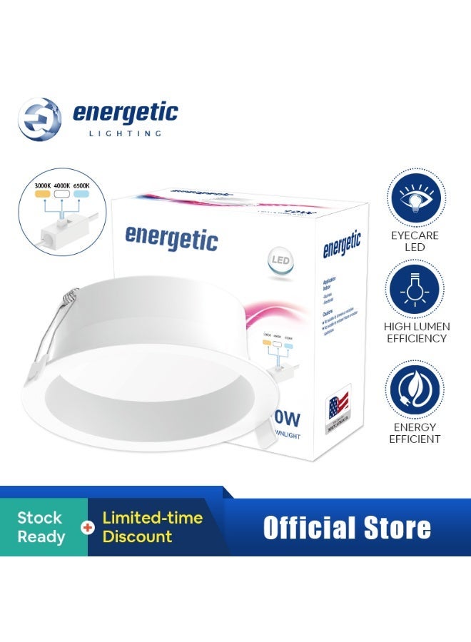 نشيط إضاءة LED مدمجة نشطة MQTL1131 24 واط CCT (قابلة للتبديل 3000 كلفن/4000 كلفن/6500 كلفن) للعناية بالعين للمنزل والمكتب - Image 1