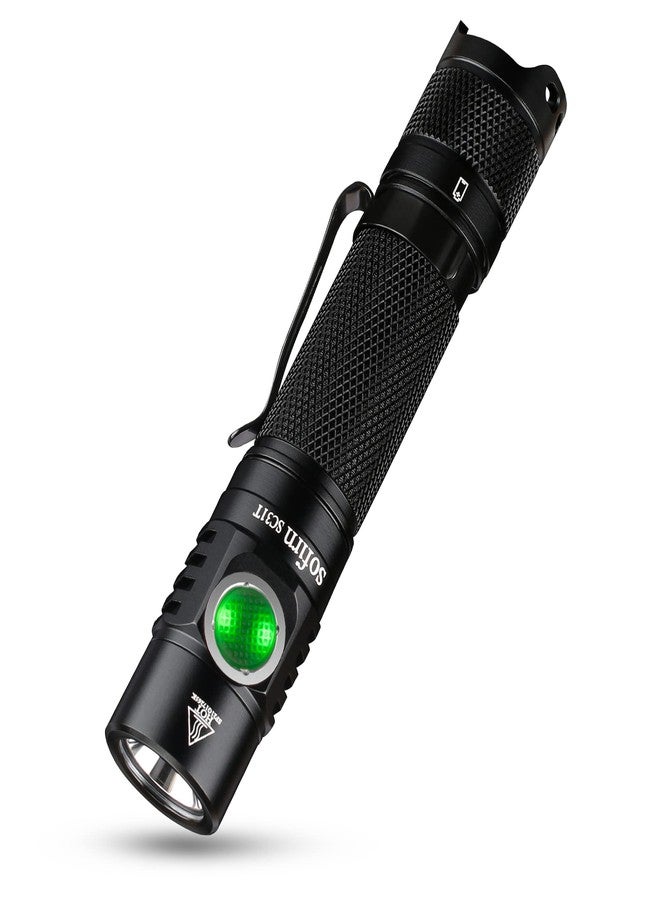 sofirn SC31T Rechargeable Flashlight 2000 Lumens, Pocket Flashlight with Powerful SST40 6500K LED, for EDC Camping Hiking Fishing Dog Walking (SC31T-Kit) - Image 1