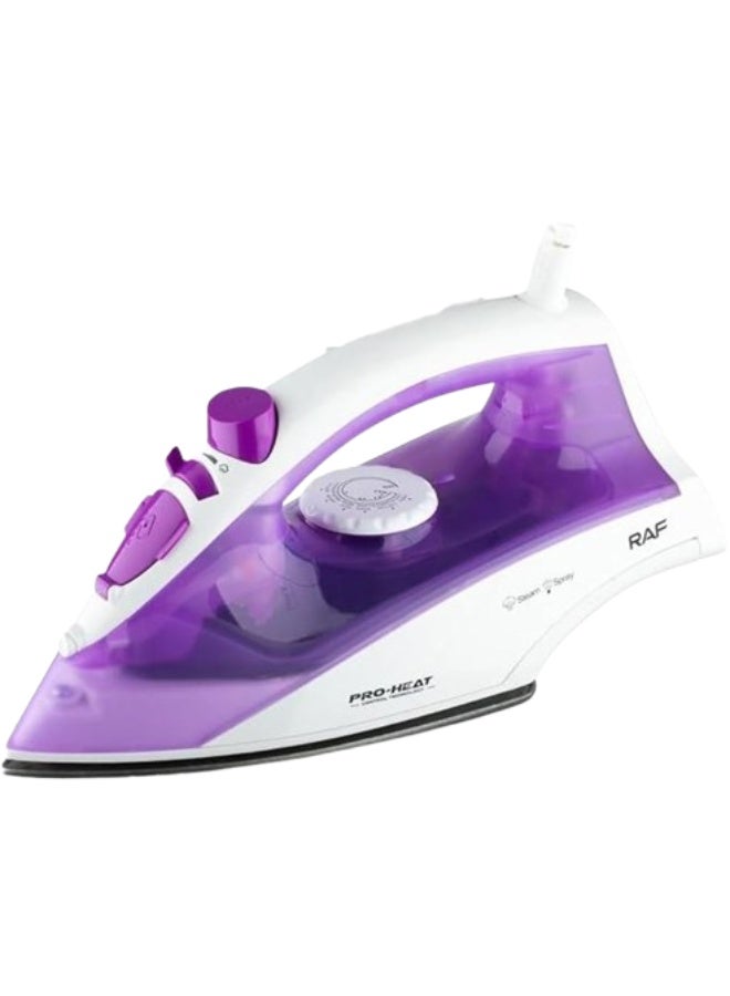 آر إيه أف مكواة بخار كهربائية RAF، 1400 واط، R.1171P - بنفسجي - Image 1