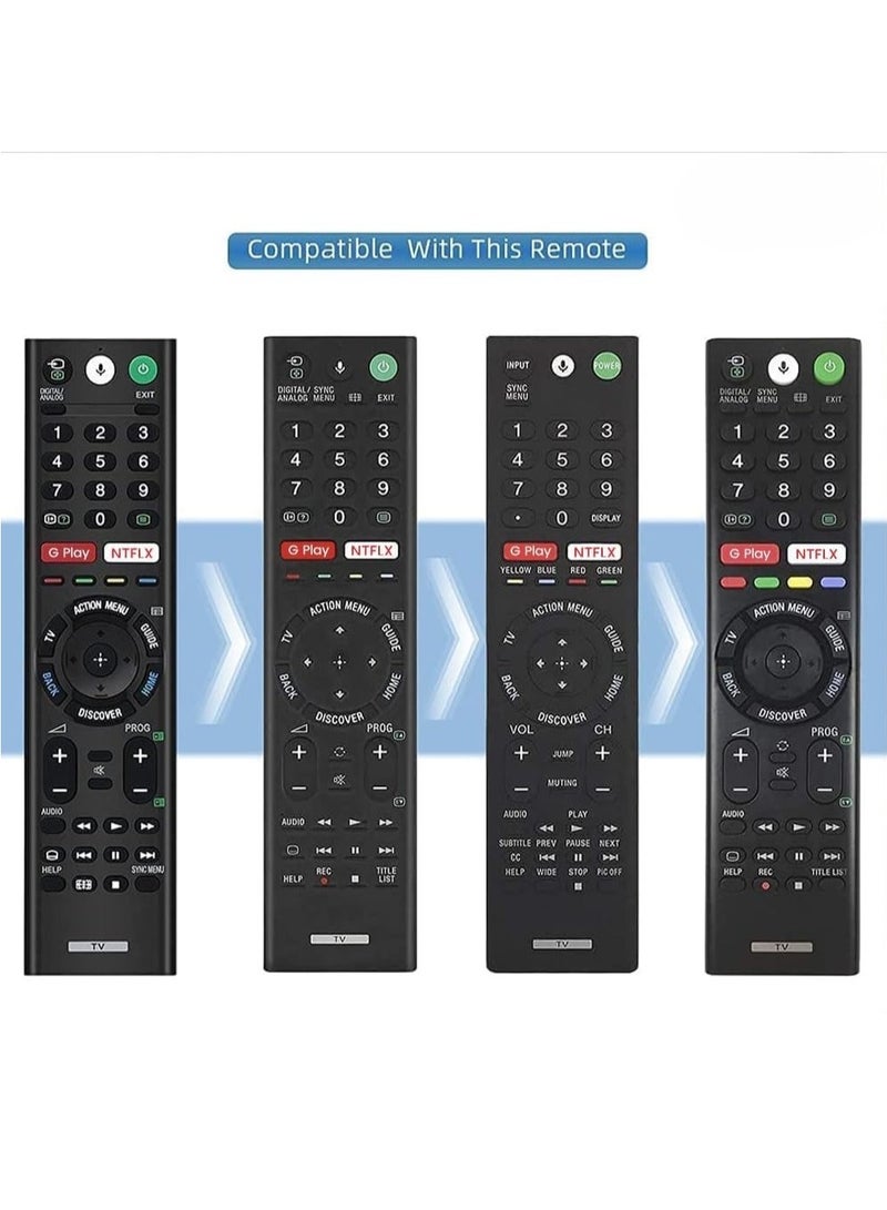 ELTRAZONE Bluetooth Voice Command Compatible with Sony 4K Smart LED UHD OLED QLED Android Bravia Remote Control Replacement for Original RMF with battery - Image 4