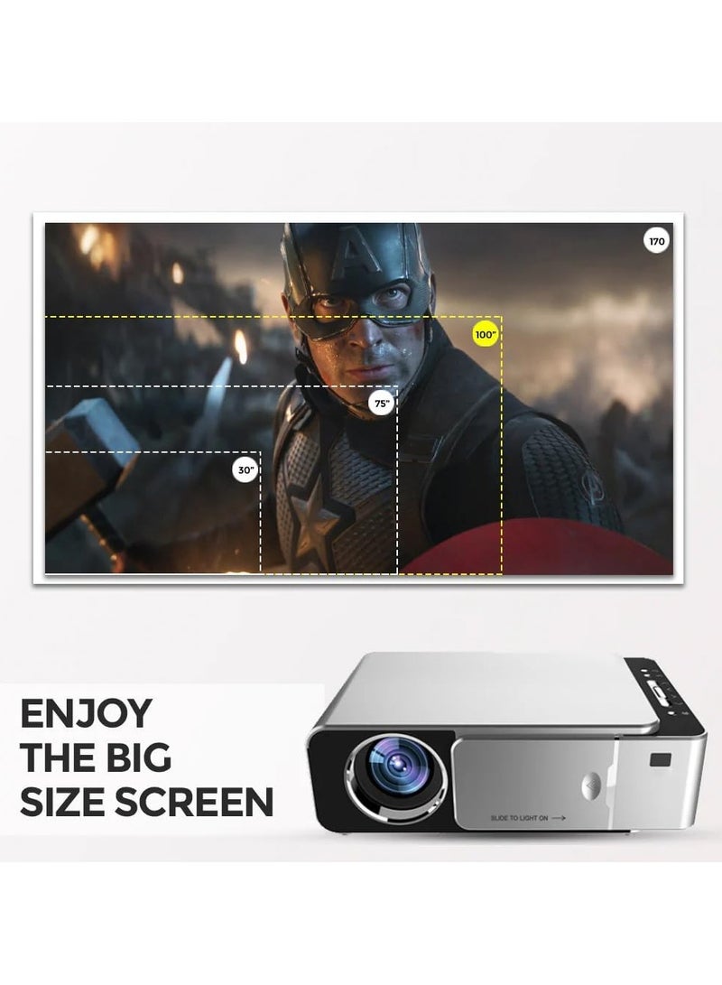AROAQ 4K Projector  T6 Home Theater Projector - 3500 Lumens Android Ultra HD Portable Super Color for Movies Games HomeTheater  - Image 4