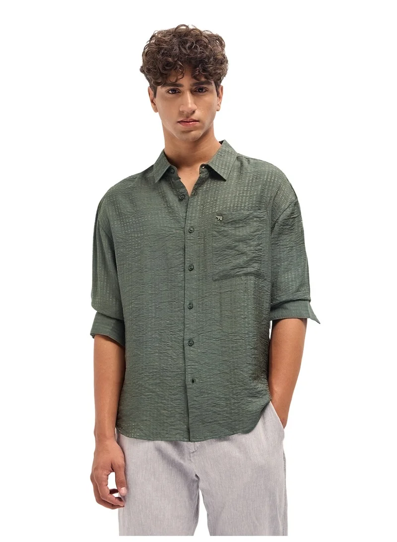 The Bear House  Men’s Long Sleeve Shirt – Classic, Comfortable and Stylish Essential for Work, Travel or Casual Outings for Men | Best Price UAE